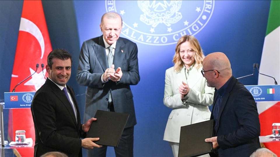 Erdoğan: Türkiye ile İtalya ikili ticaret hacminde hedef 40 milyar euro