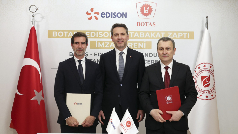 BOTAŞ ile İtalyan Edison arasında doğalgaz ve LNG işbirliği