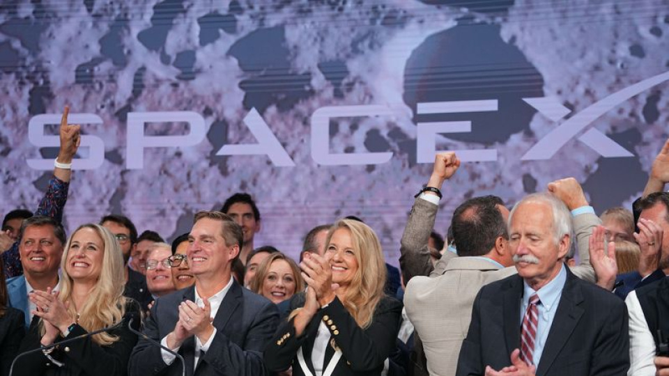 Tarihin en büyük halka arzının ardından SpaceX ilk işlem gününde %19 yükseldi