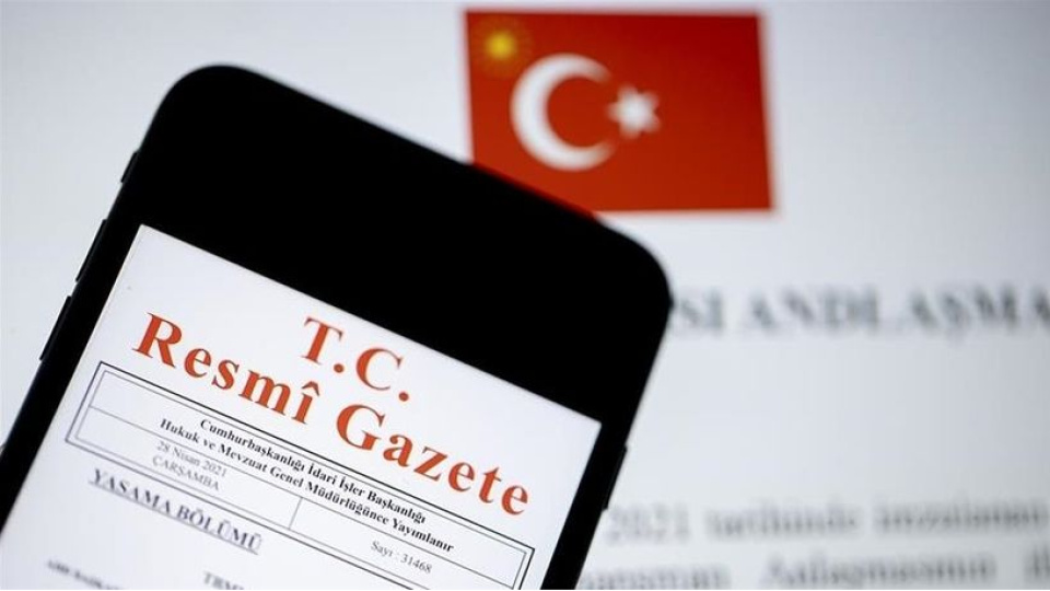 Resmi Gazete’de bugün (06.08.2026)