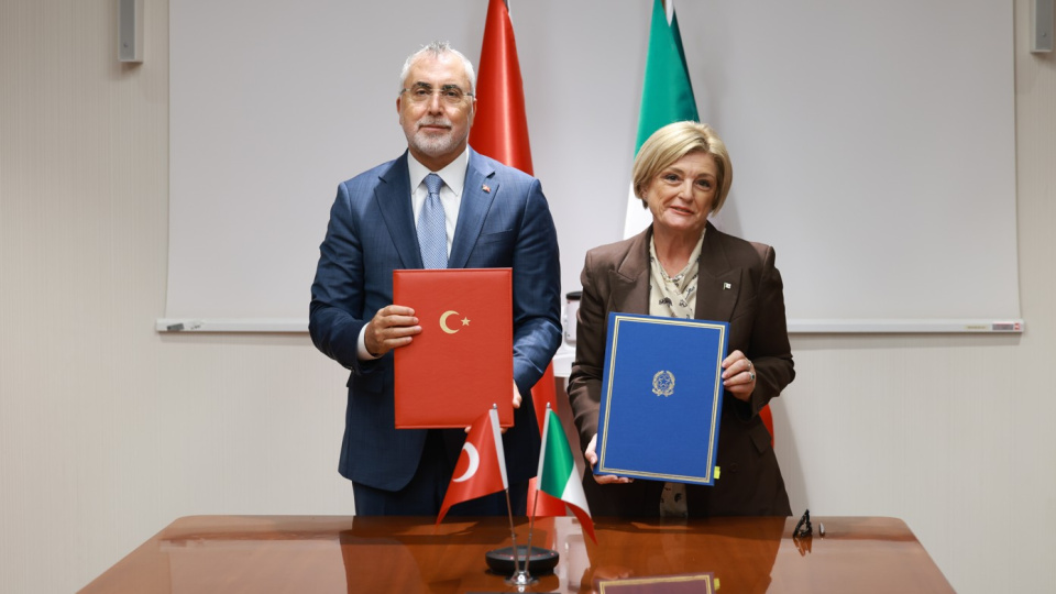 Türkiye ile İtalya arasında işbirliği mutabakat zaptı imzalandı